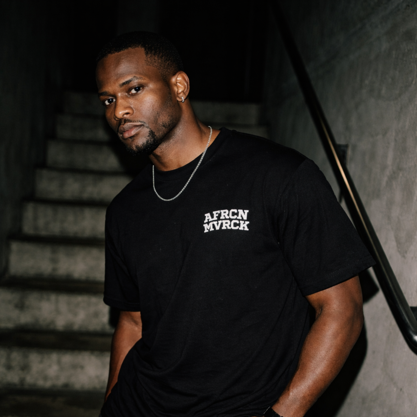 AFRCN MVRCK Monochrome Essential Tee