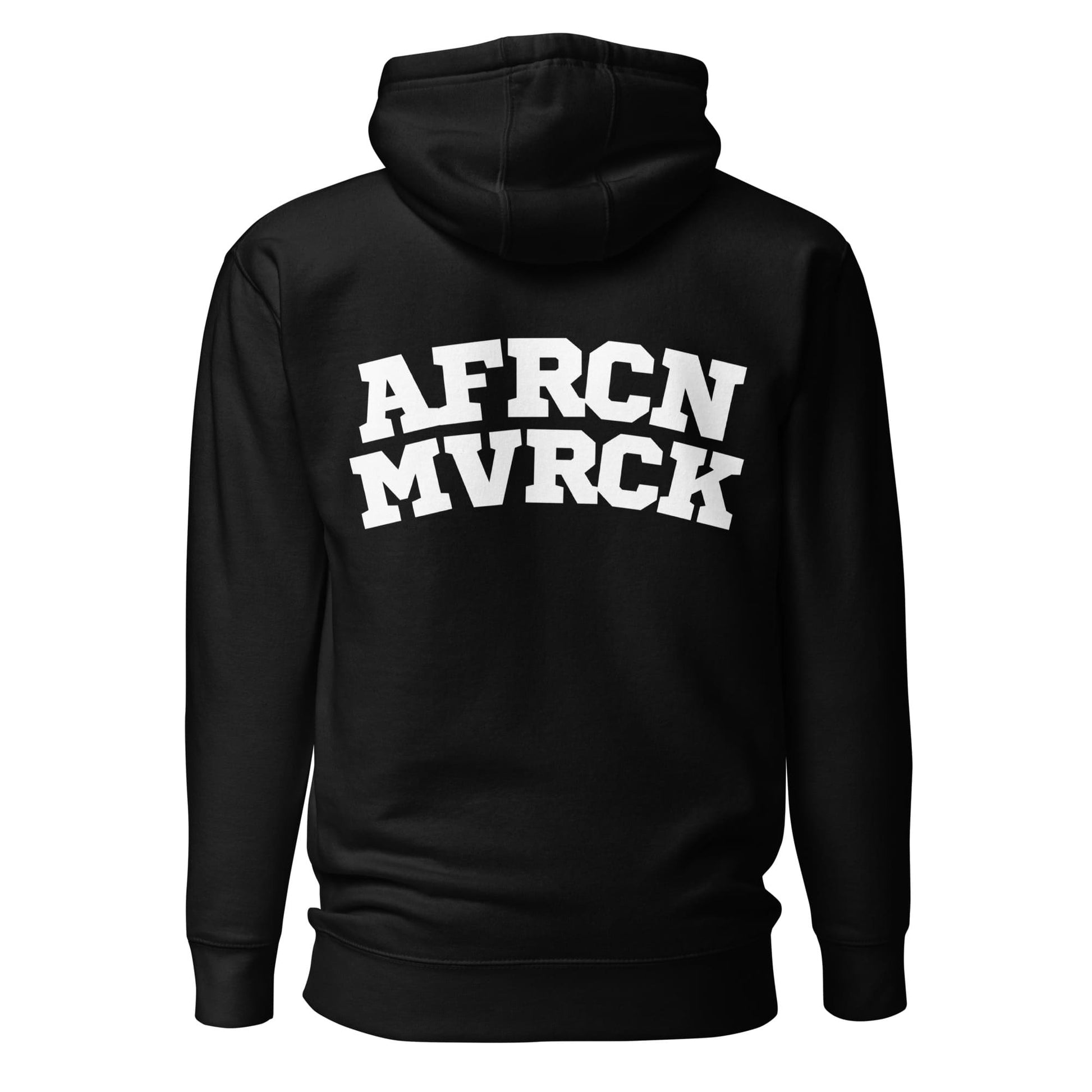 AFRCN MVRCK Hoodie - Black (Back Logo) 2