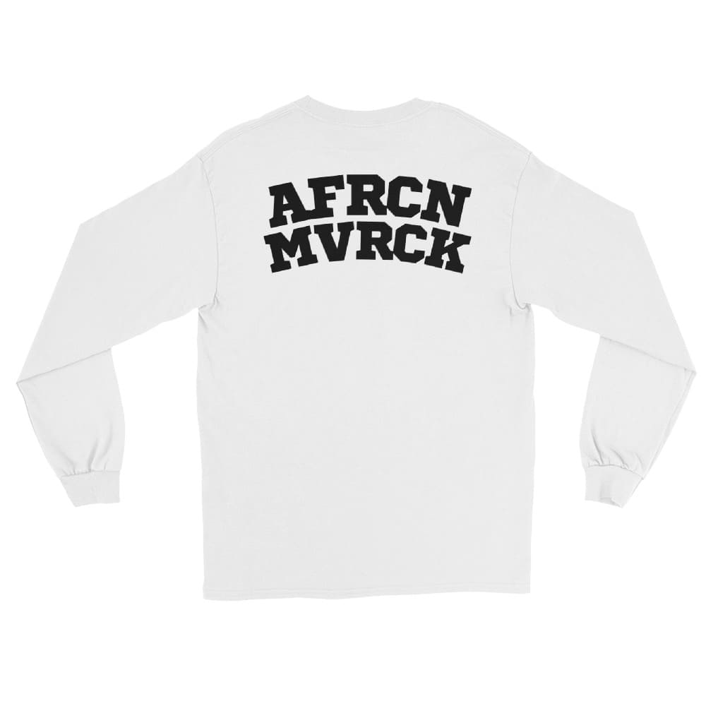 AFRCN MVRCK Long Sleeve Tee - White & Black