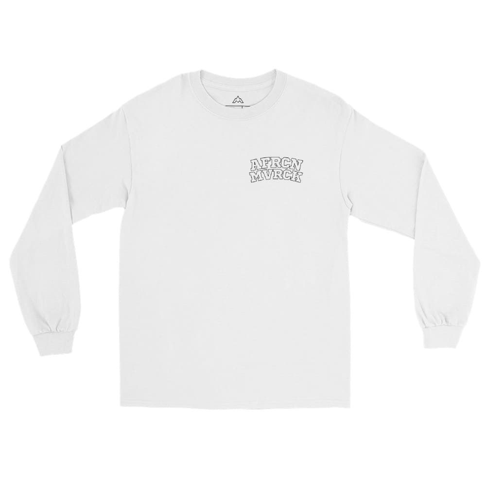 AFRCN MVRCK Monochrome Long Sleeve - White