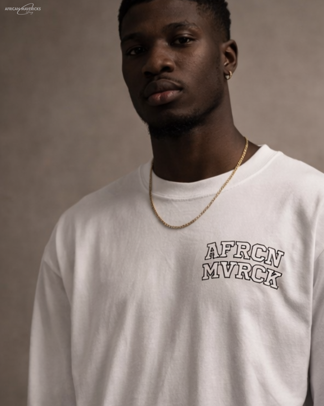 AFRCN MVRCK Monochrome Long Sleeve - White