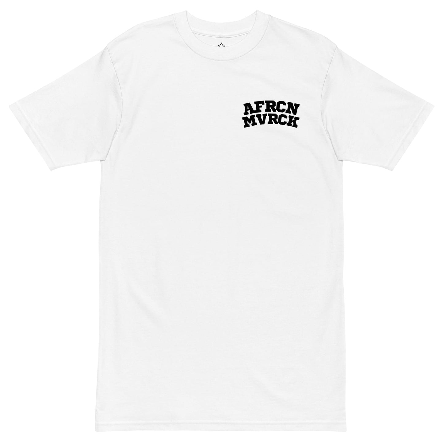 AFRCN MVRCK Monochrome Premium Heavyweight Tee - White