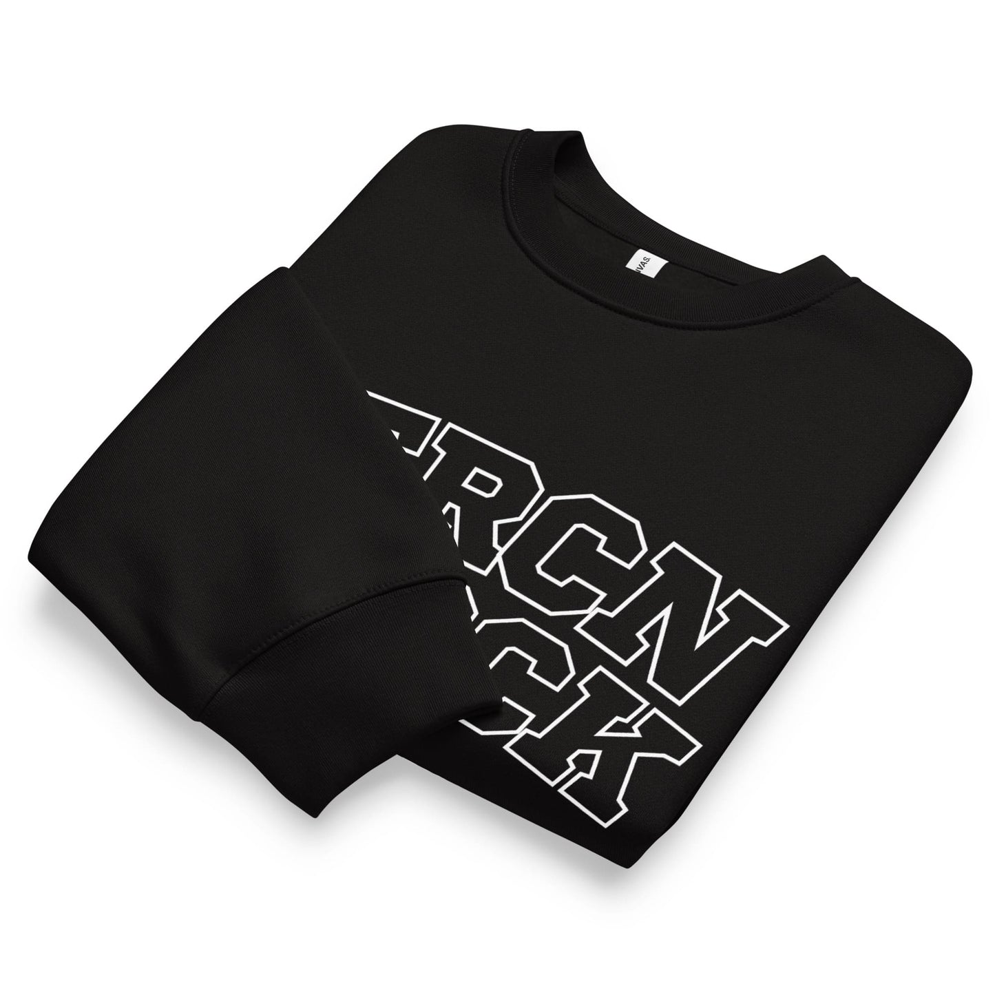 AFRCN MVRCK Oversized Heavyweight Sweatshirt - Black 2