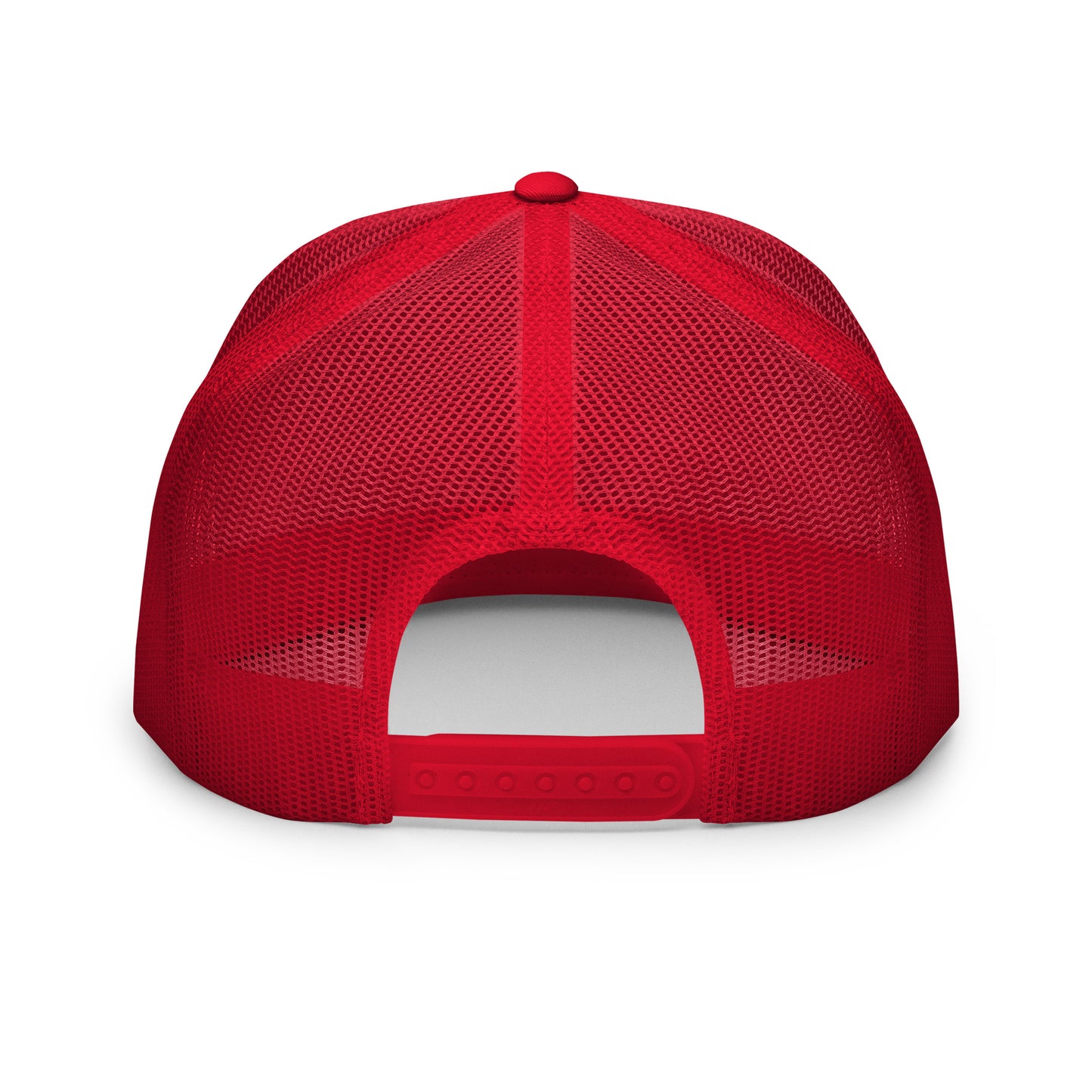 AFRCN MVRCK Trucker Hat - White & Fire Red 3