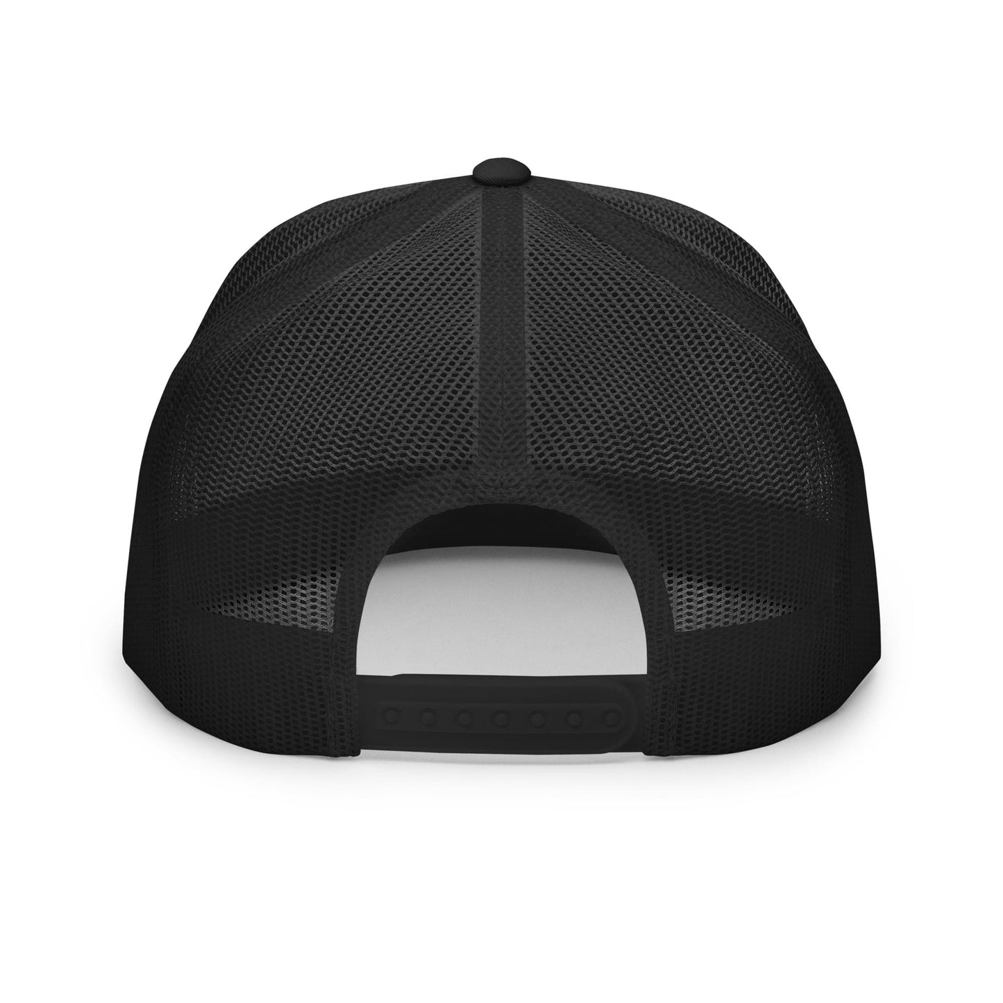 AFRCN MVRCK Trucker Hat — White & Black 2