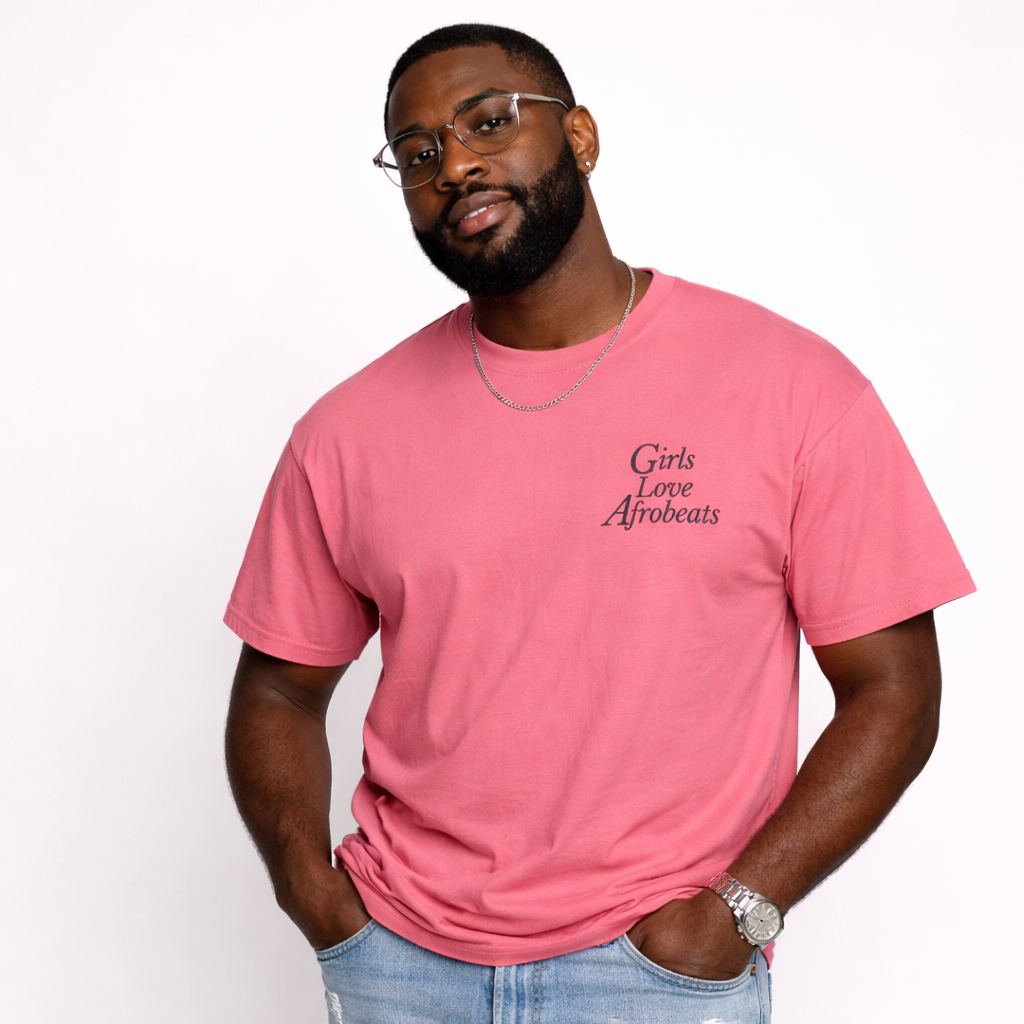 Girls Love Afrobeats Unisex Heavyweight Tee - Watermelon Rosé