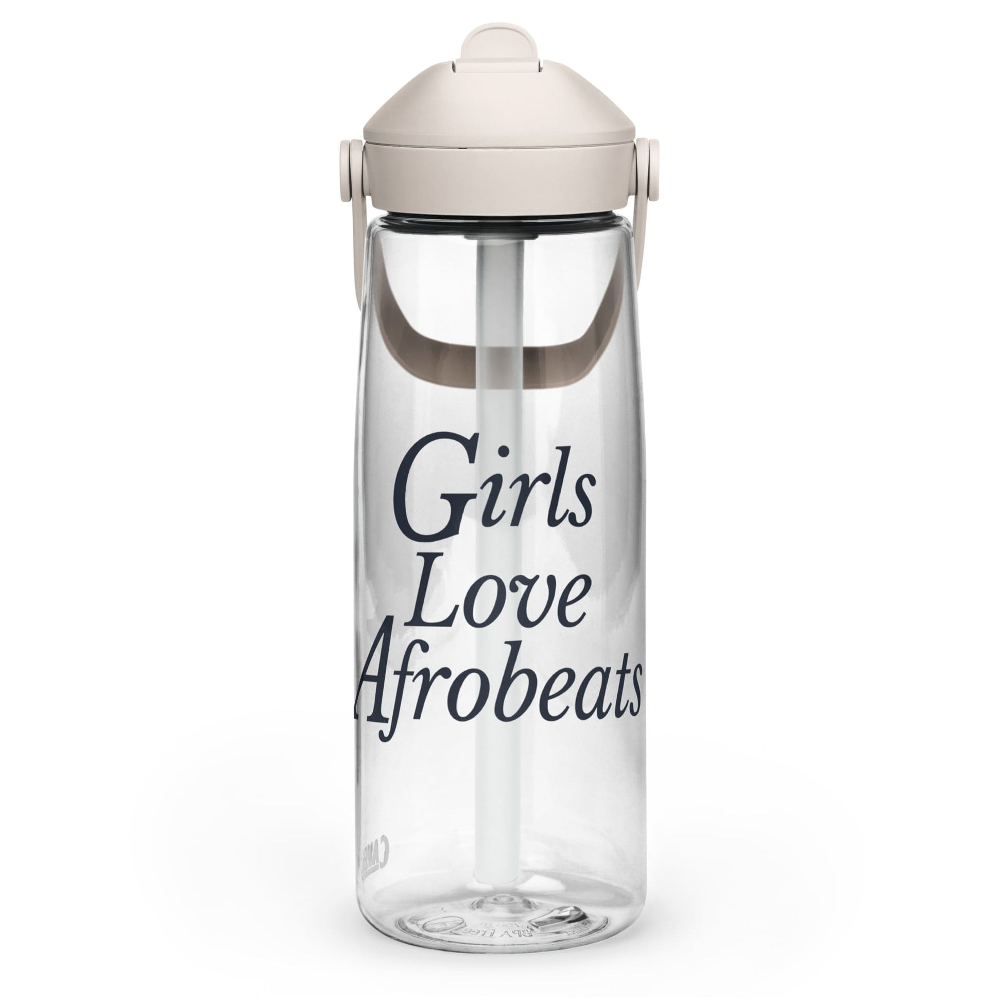Girls Love Aforbeats Flip Straw Water Bottle