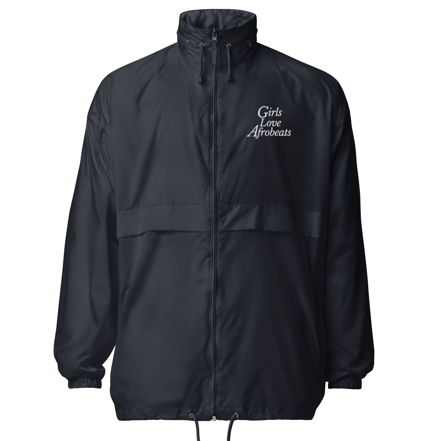 Girls Love Afrobeats Unisex Windbreaker - Midnight Navy