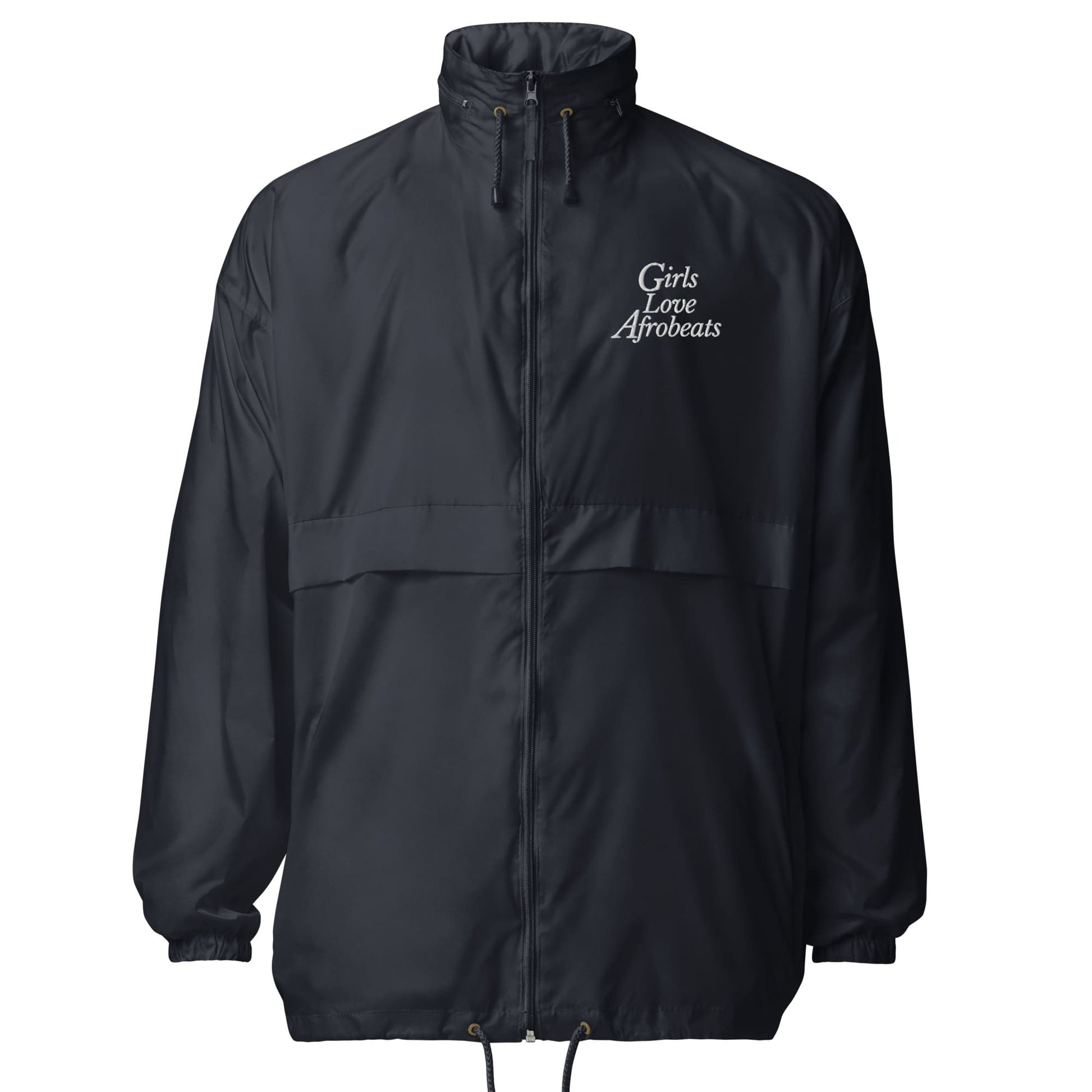 Girls Love Afrobeats Unisex Windbreaker - Midnight Navy