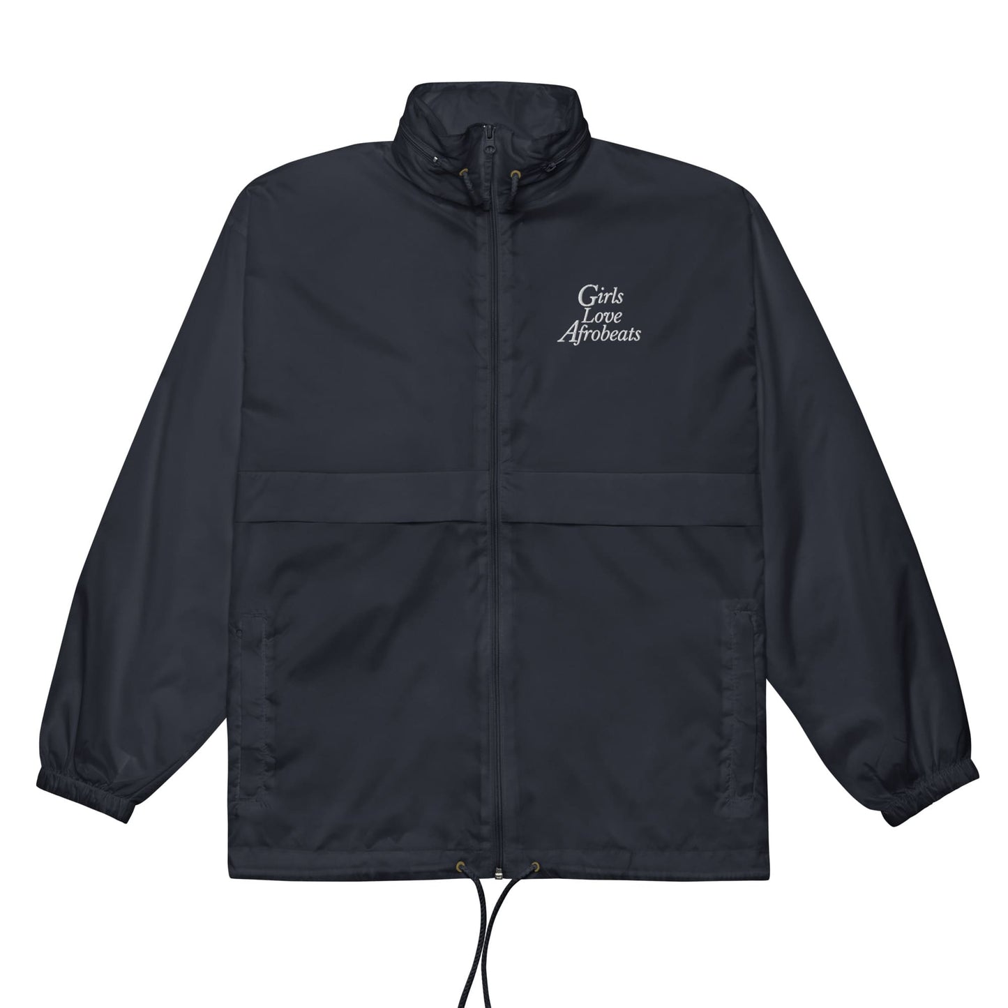 Girls Love Afrobeats Unisex Windbreaker - Midnight Navy