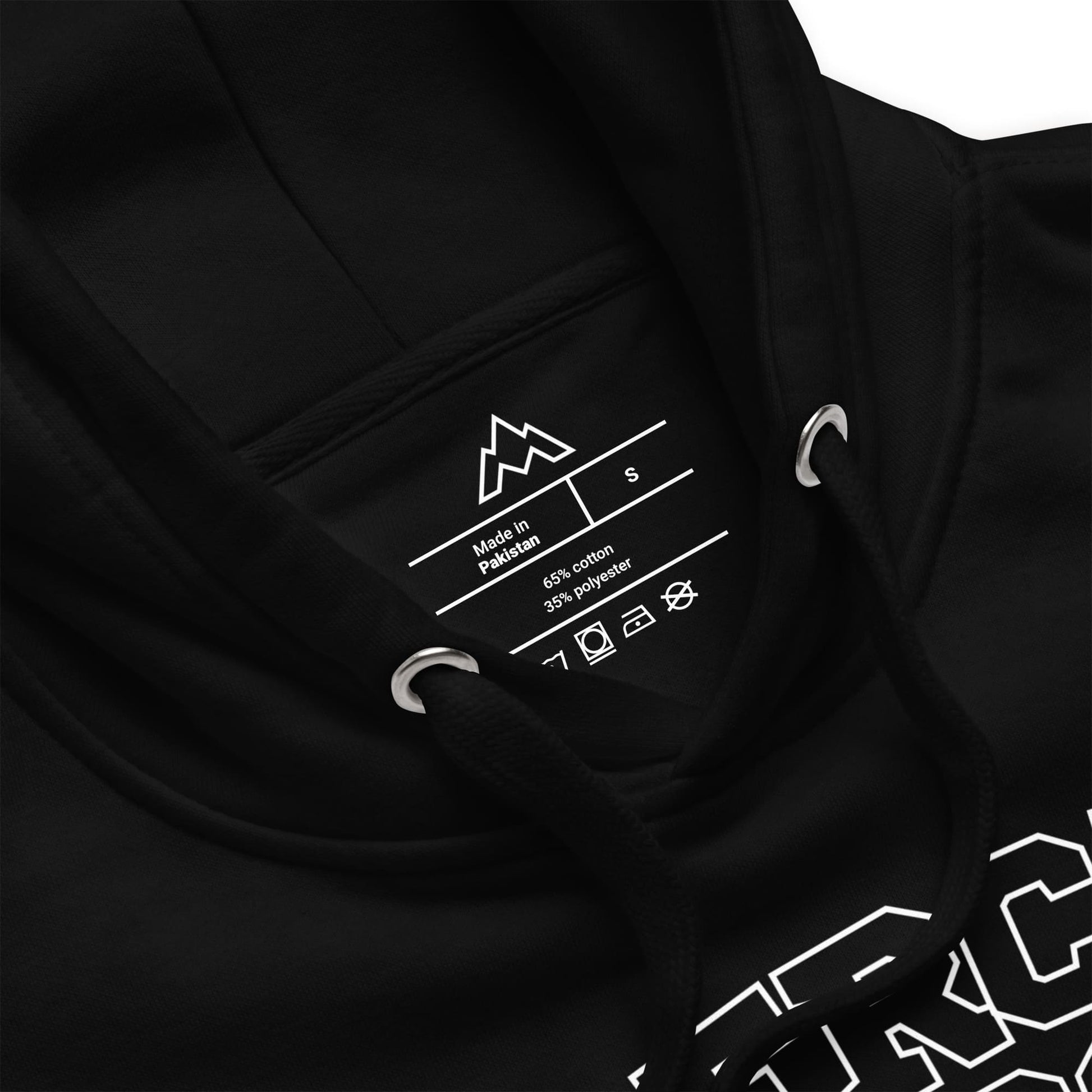 Hollow AFRCN MVRCK Hoodie - Black & White 2