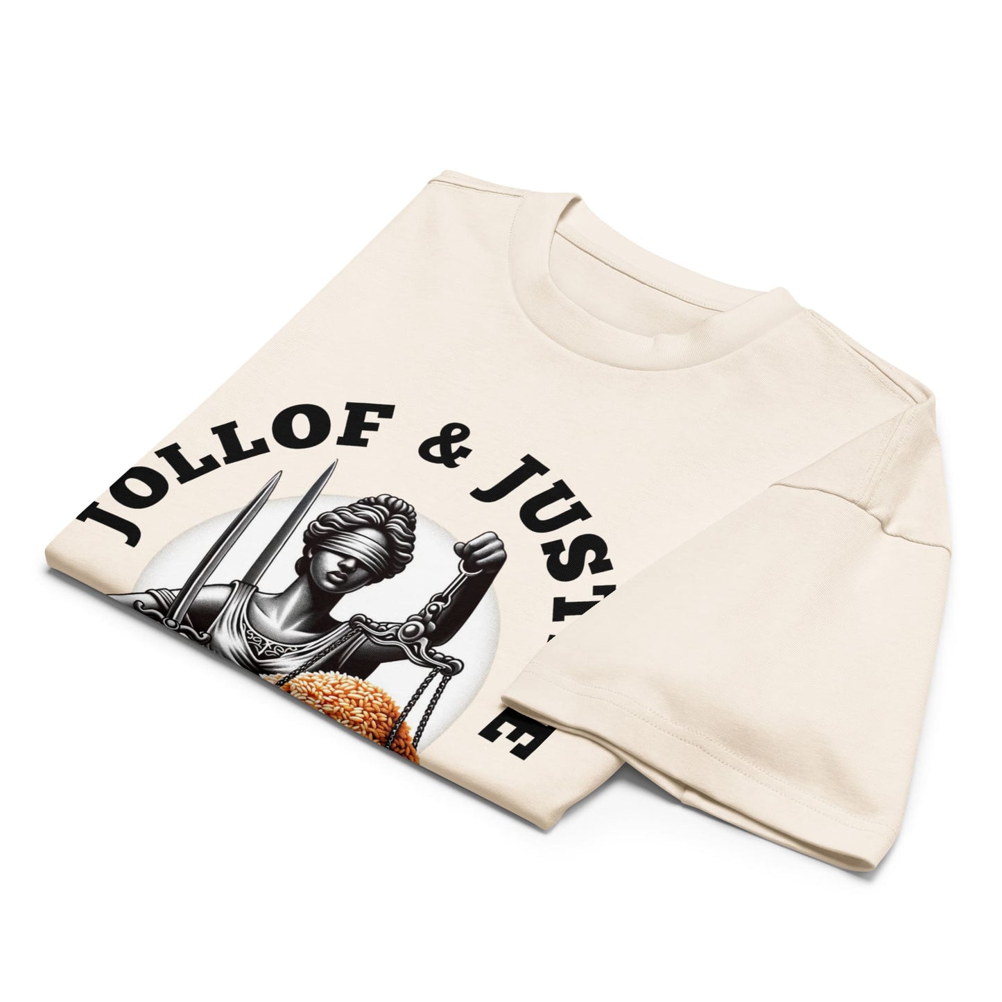 Jollof & Justice For All Box Tee - Yin Colors 3