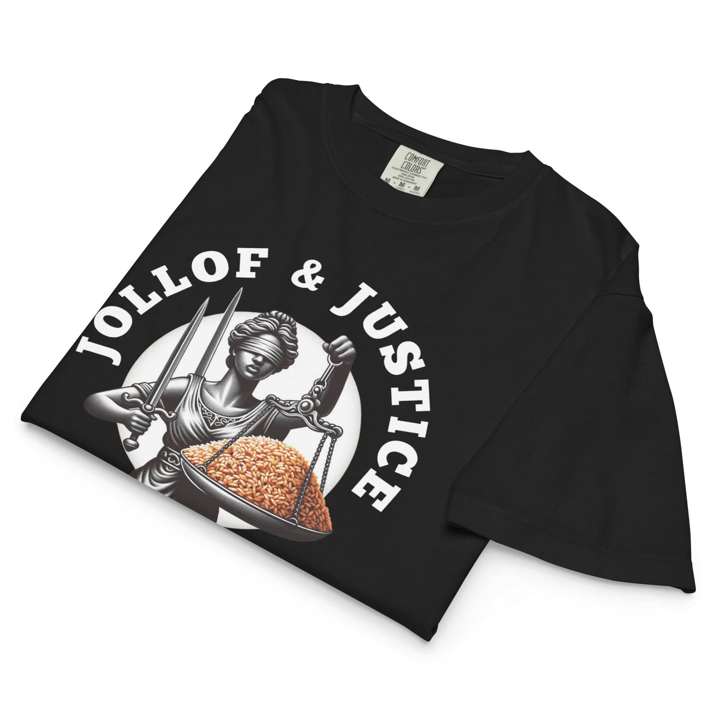 Jollof & Justice Women’s Crop Top - Yang Colors