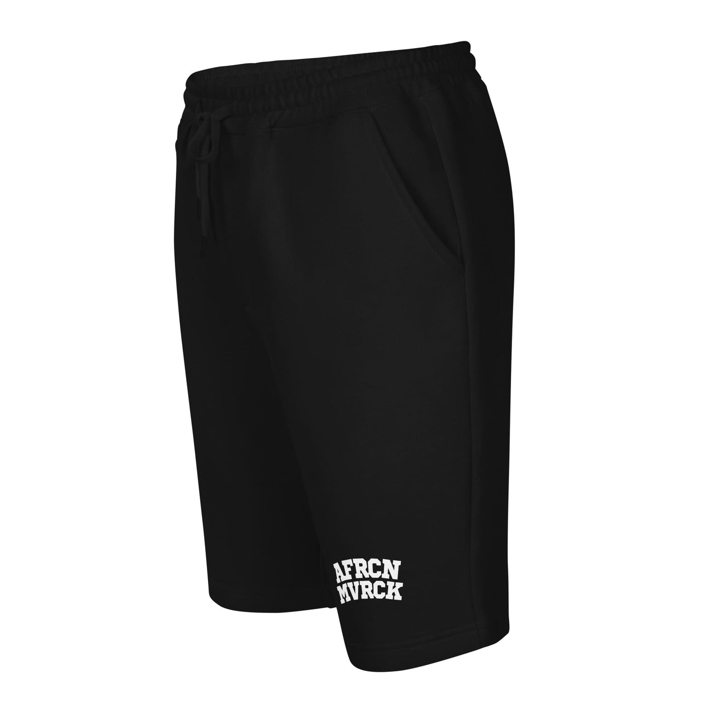 AFRCN MVRCK Fleece Shorts - Black & White