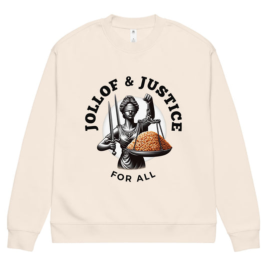 Jollof & Justice For All Crewneck - Yin Colors
